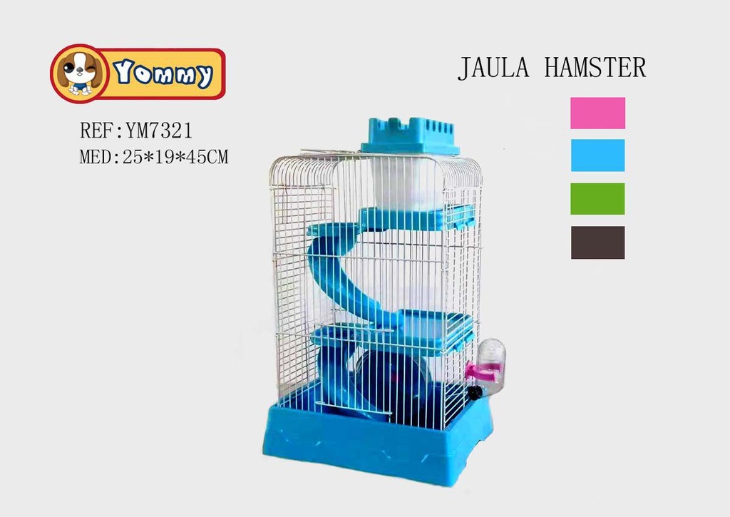 Jaula para hámster 25x19x45 cm - Accesorios para mascotas
