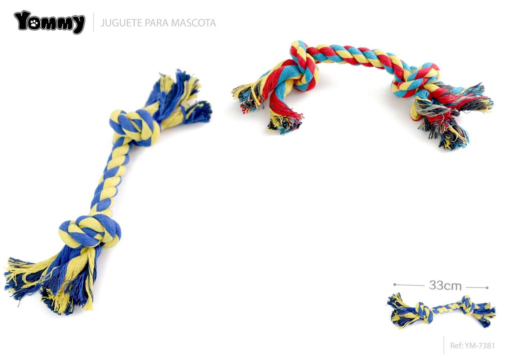 Juguete de Cuerda Doble 33CM - Accesorios para mascotas