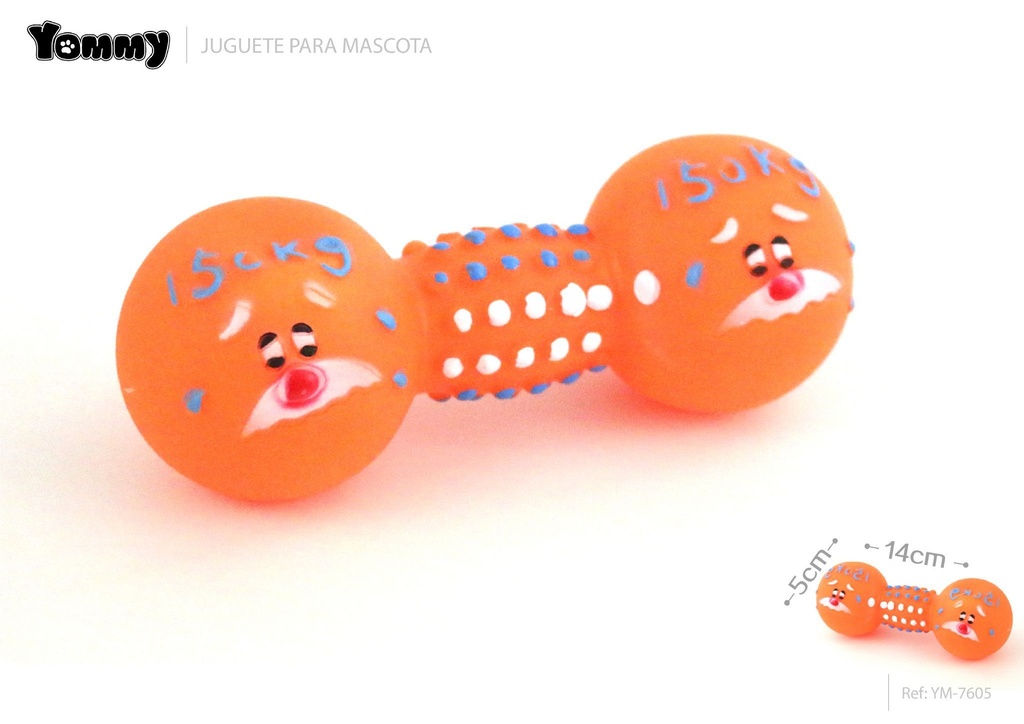 Juguete de goma 14x5 cm - Juguetes para mascotas