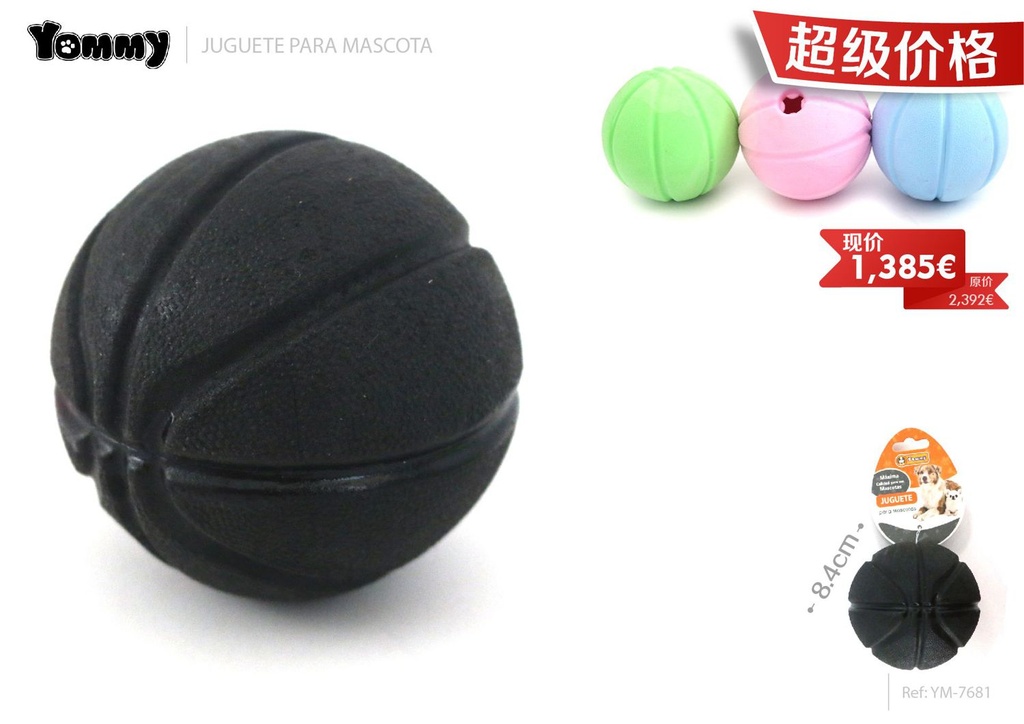 Juguete para mascotas TPR en forma de burbuja diámetro 8.4cm - Accesorios para mascotas