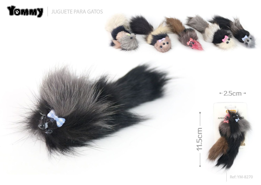 Juguete de mascotas ratón 11*2.5CM - Juguetes para mascotas