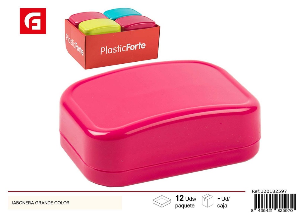  Jabón de gran tamaño - Recipiente de plástico para cocina