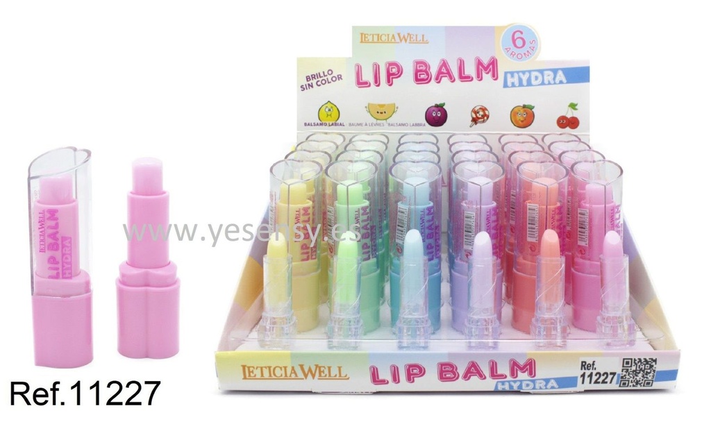 Bálsamo Labial Hydra Corazón 24 Uds - Cosméticos y cuidado de labios
