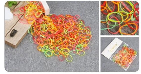 Gomitas de pelo 1 cm 24 u - Gomas para el cabello