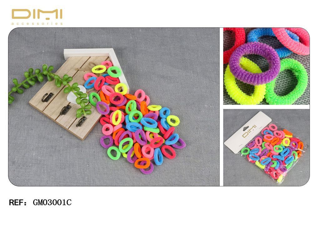 Gomitas surtidas (24 uds) - Accesorios de peinado y moda