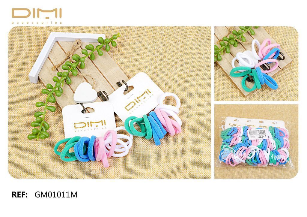Gomitas (4 cm - 24 uds) - Accesorios de peinado y moda