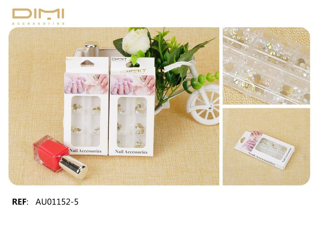 Decoraciones para uñas 12/U AU01152-5 - Accesorios de uñas