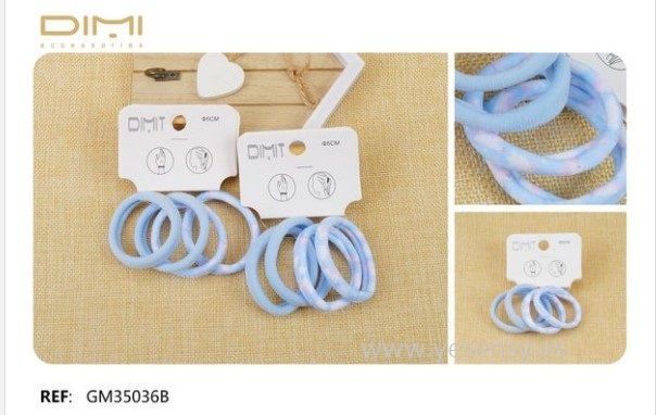 GOMA 5CM 12/U - Gomas de Niños para Cabello 