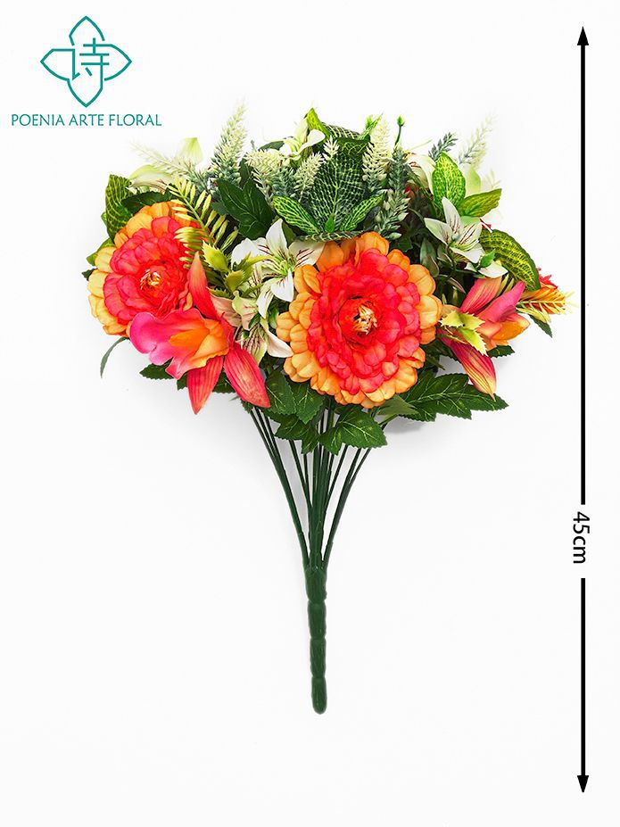 Ramo de lavanda naranja con 17 cabezas - Ramos decorativos