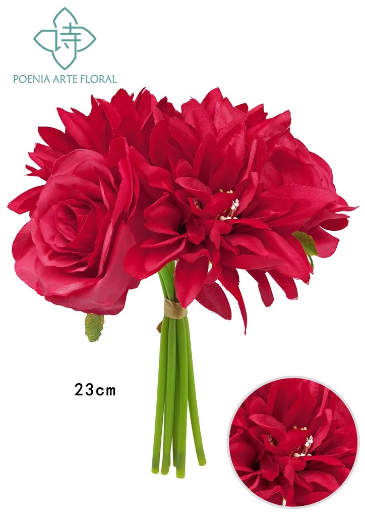 Ramo de flores Dalia - Bouquet decorativo