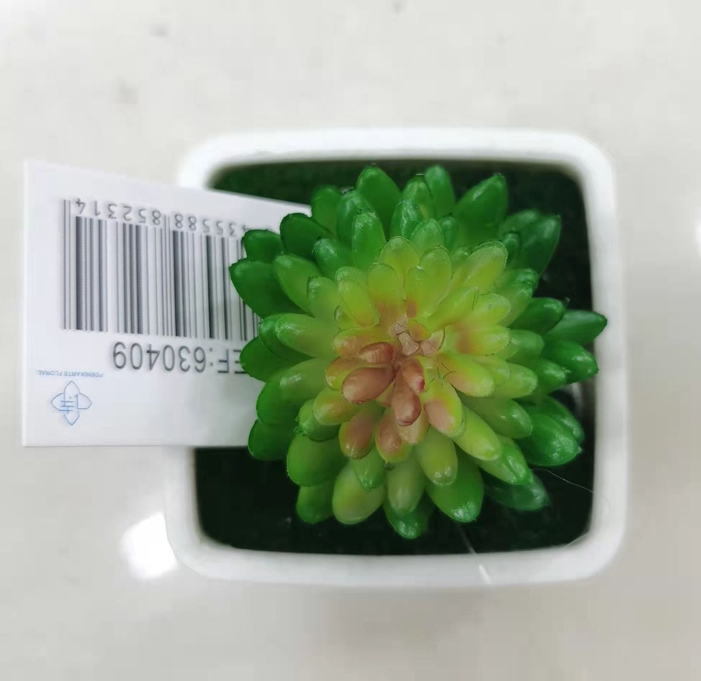 Maceta suculenta de flores artificiales - Plantas decorativas