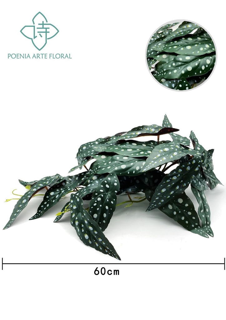 Hojas de Anthurium artificial 50.80 cm para decoración