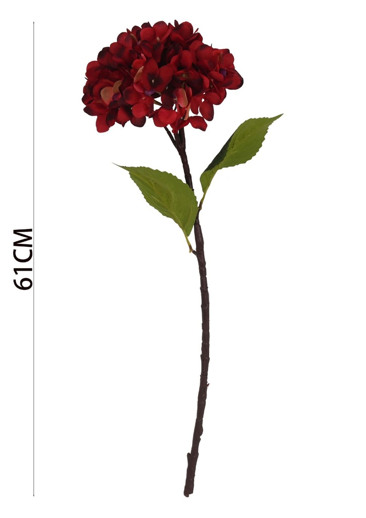 Vara hortensia artificial 15 ramas para decoración