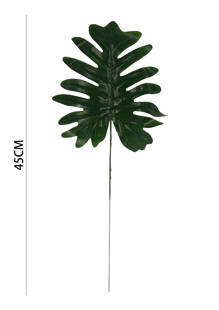 Rama de hoja verde artificial - Decoración de plantas artificiales
