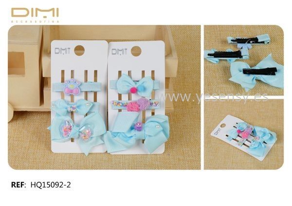 Pack de pinzas 12/U HQ15092-2 DM - Accesorios para el cabello