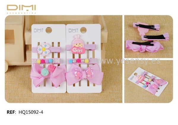 Pack de pinzas 12/U HQ15092-4 DM - Accesorios para el cabello