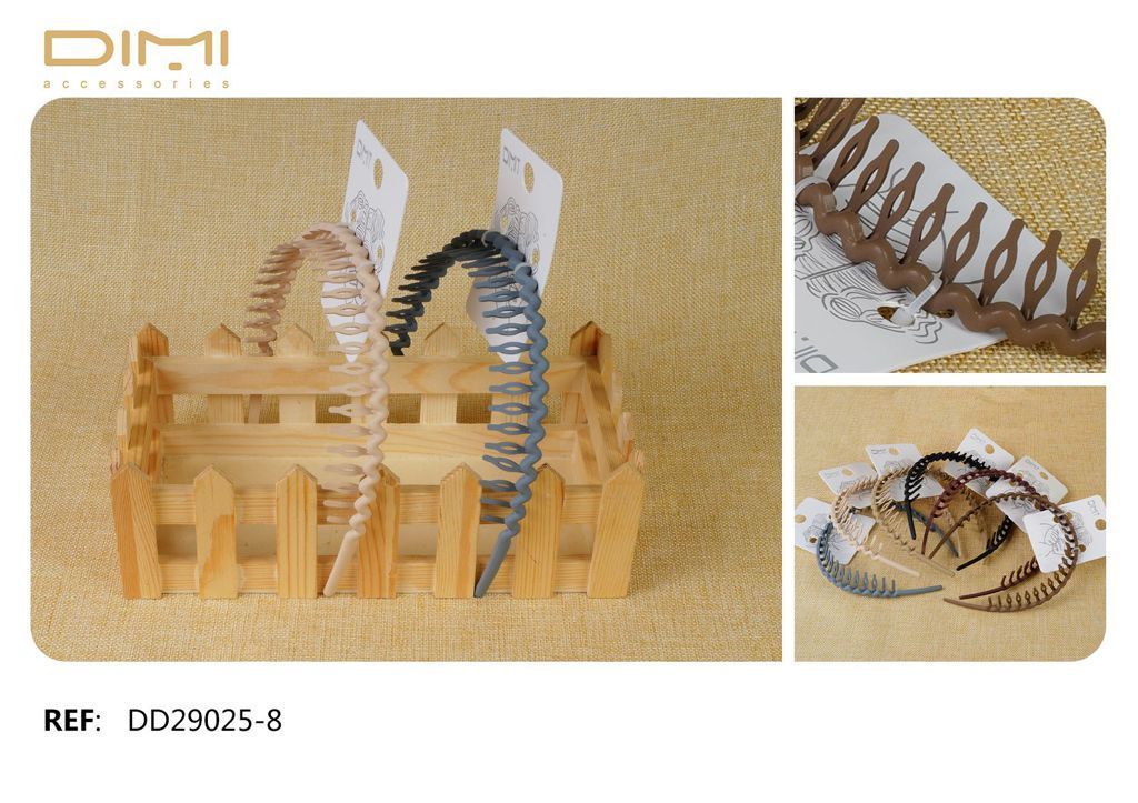 Diademas 12/u DD29025-8 DM para accesorios de cabello