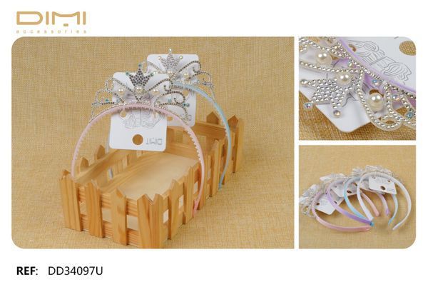 Diademas Princesa 12/u DD34097U para el cabello