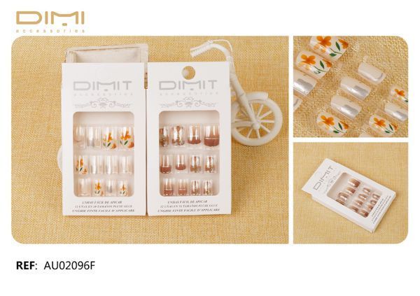 Uñas postizas 12/U AU02096F - Joyería