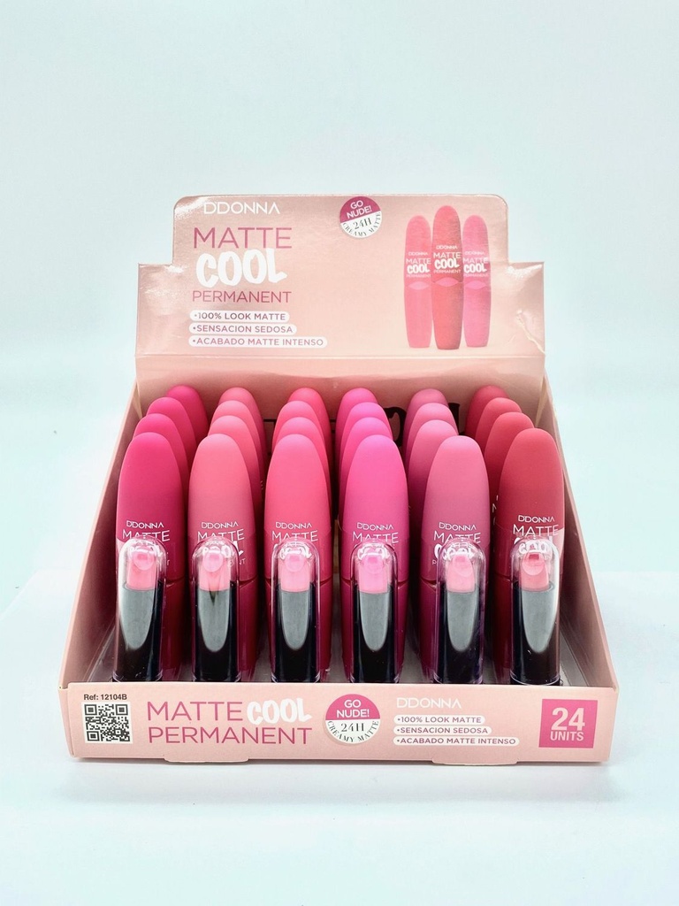 Matte Cool Permanente 24 Uds - Cosméticos y labiales