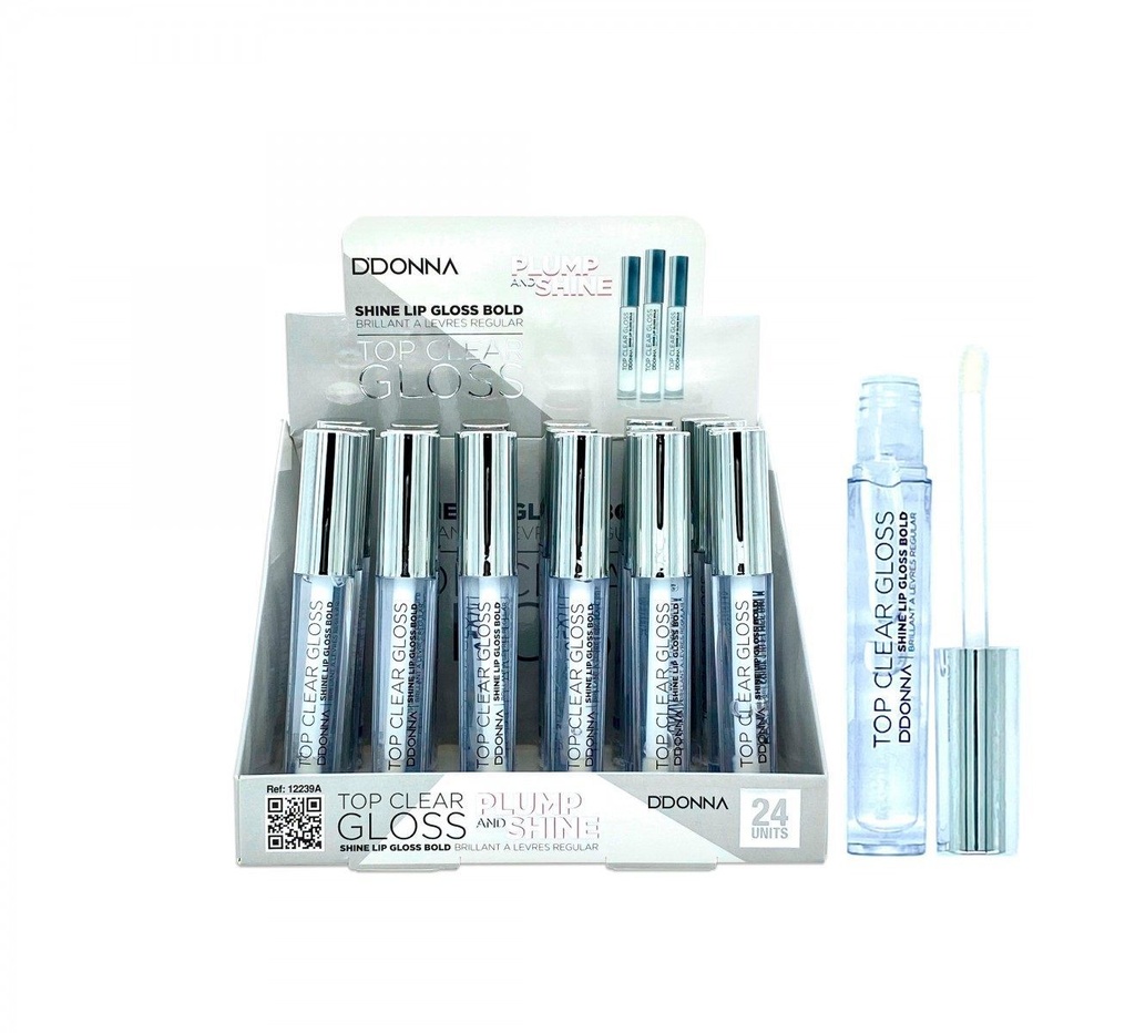 Lip Gloss Top Clear 24 Uds - Cosméticos y brillo labial