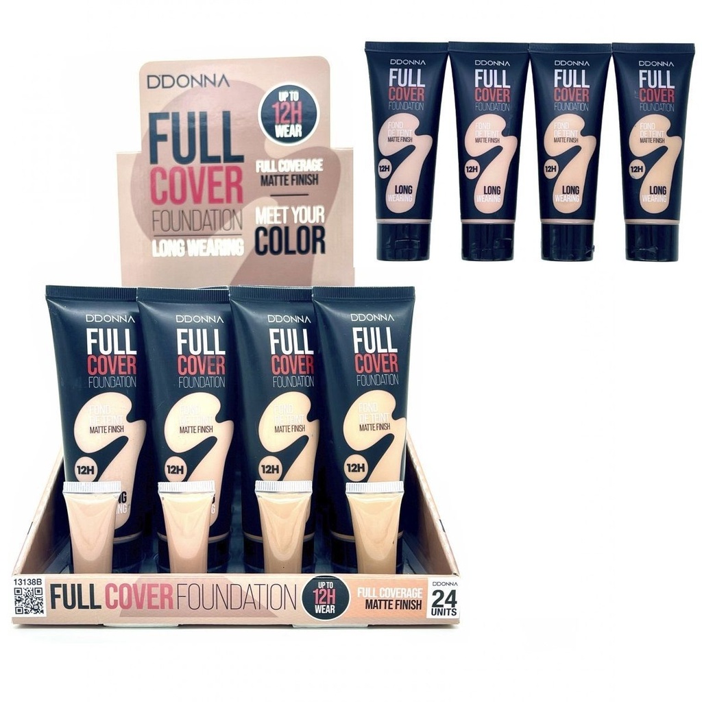 Maquillaje Full Cover 24/U 13138B - Cosméticos de maquillaje