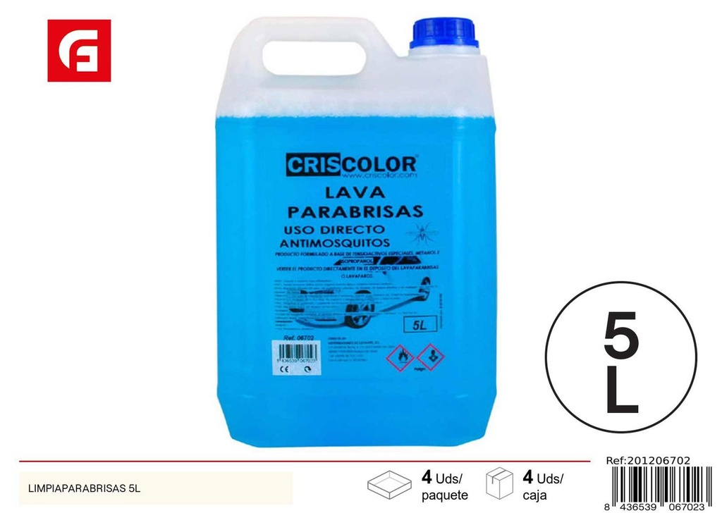 Limpia parabrisas 5L - Accesorios de automóvil