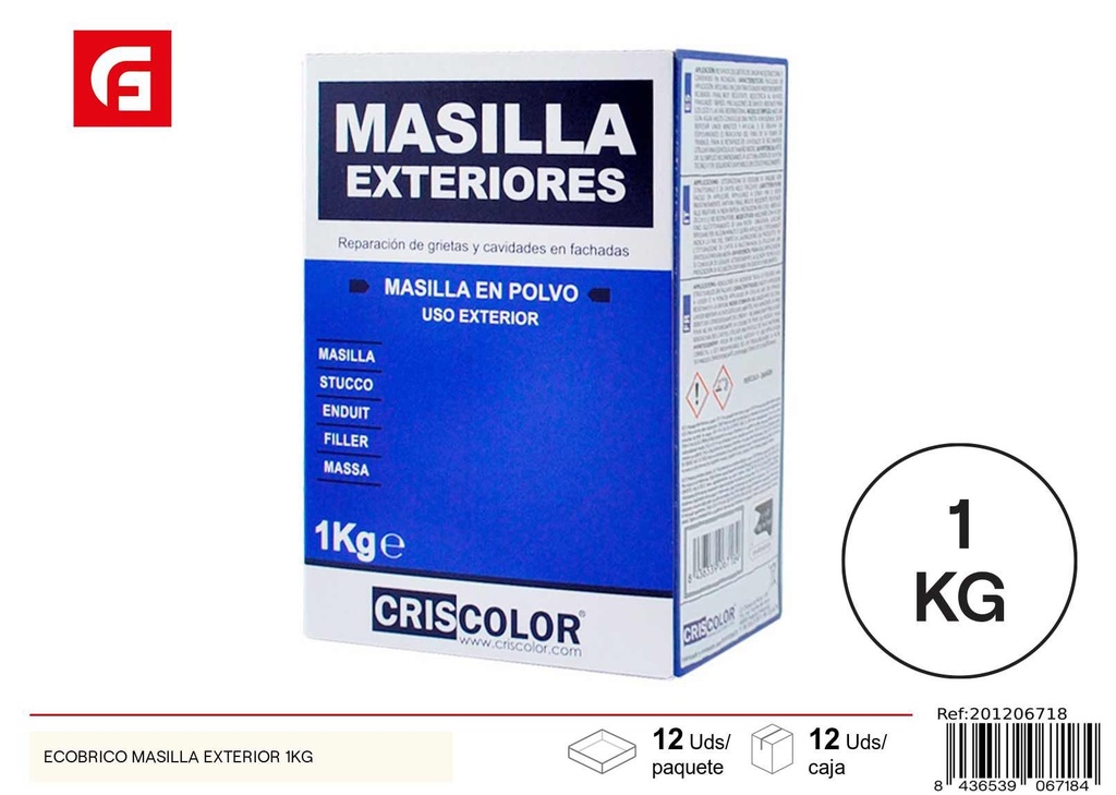 Másilla exteriores 1kg - Materiales de construcción