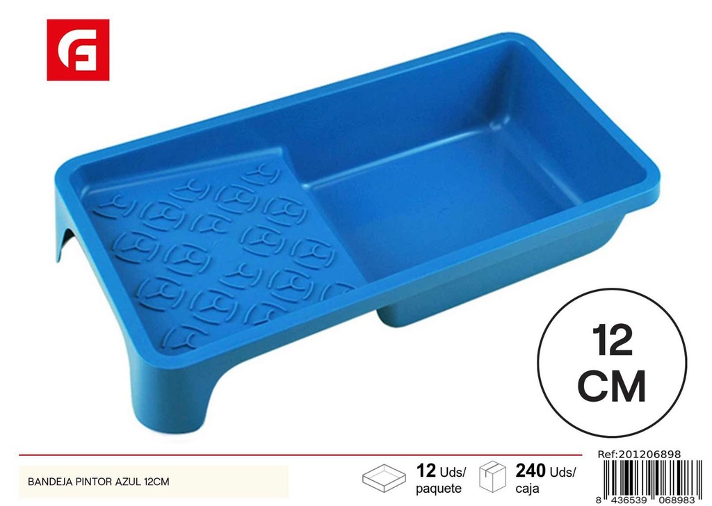 Bandeja de pintor azul 12 cm - Utensilios de pintura