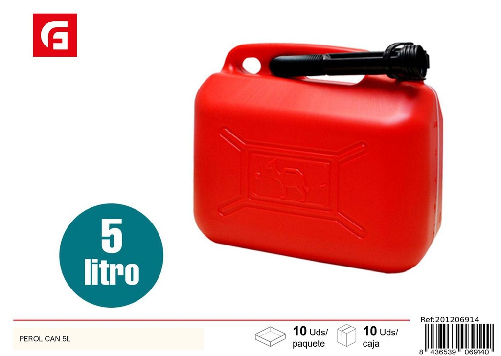 Bidón de gasolina 5L - Accesorios de coche