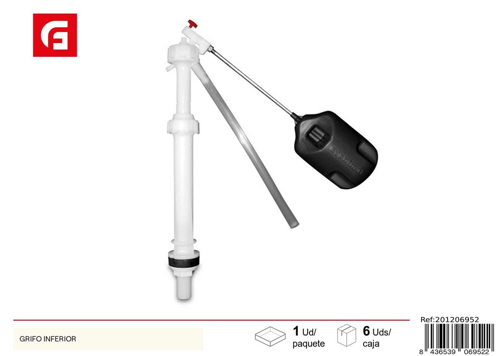 Grifo inferior para inodoro - Accesorios de baño