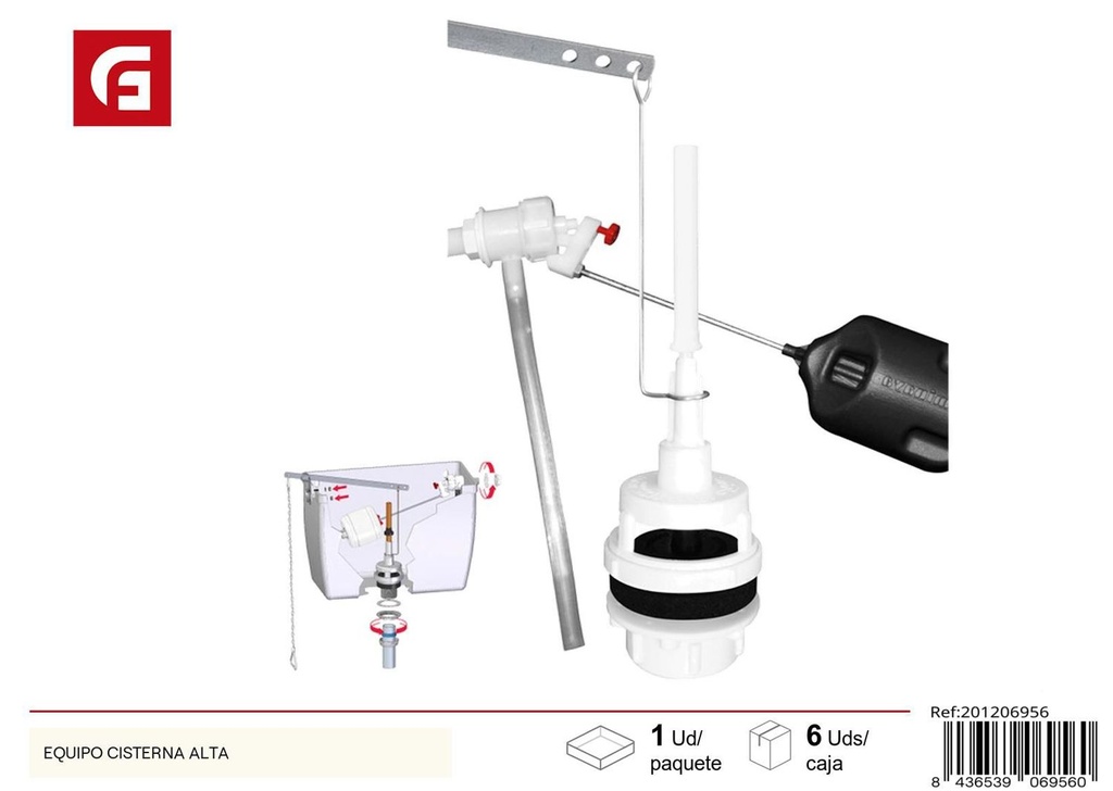Equipo de cisterna alta - Accesorios de baño