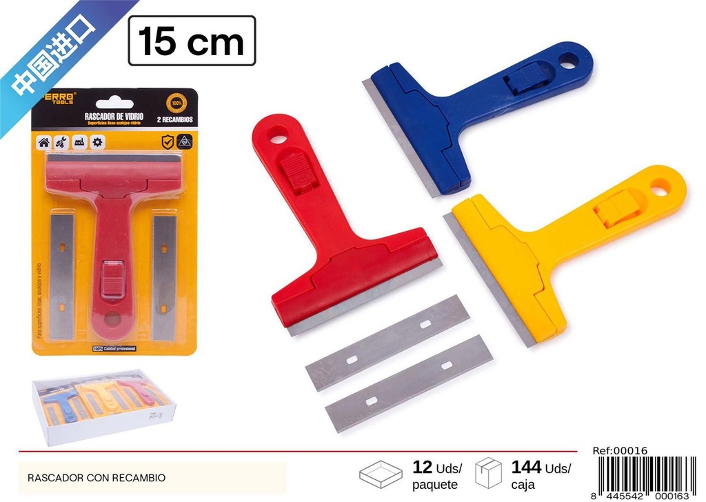 Rascador con recambio 2 piezas - Utensilios de limpieza