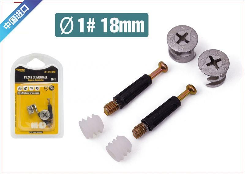 Juego de piezas de montaje 18 mm - Accesorios de ferretería