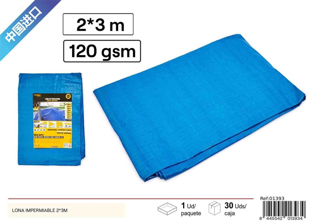 Tela impermeable 120gsm 2*3m - Accesorios varios