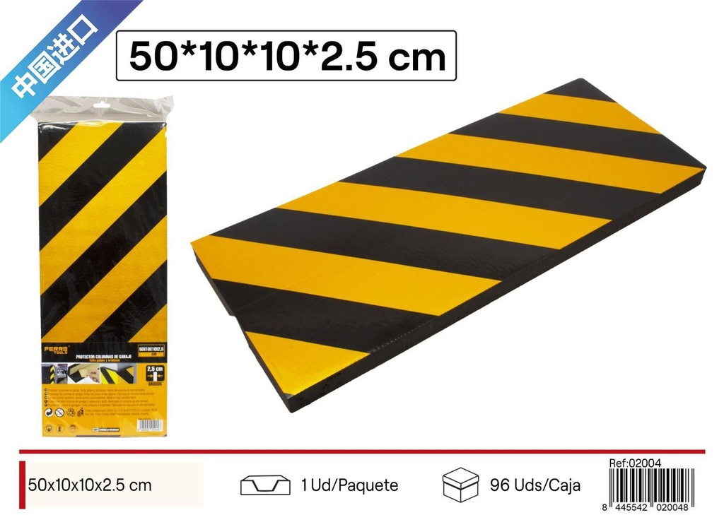 Protector de parking 50x10x10x2.5cm - Accesorios de coche
