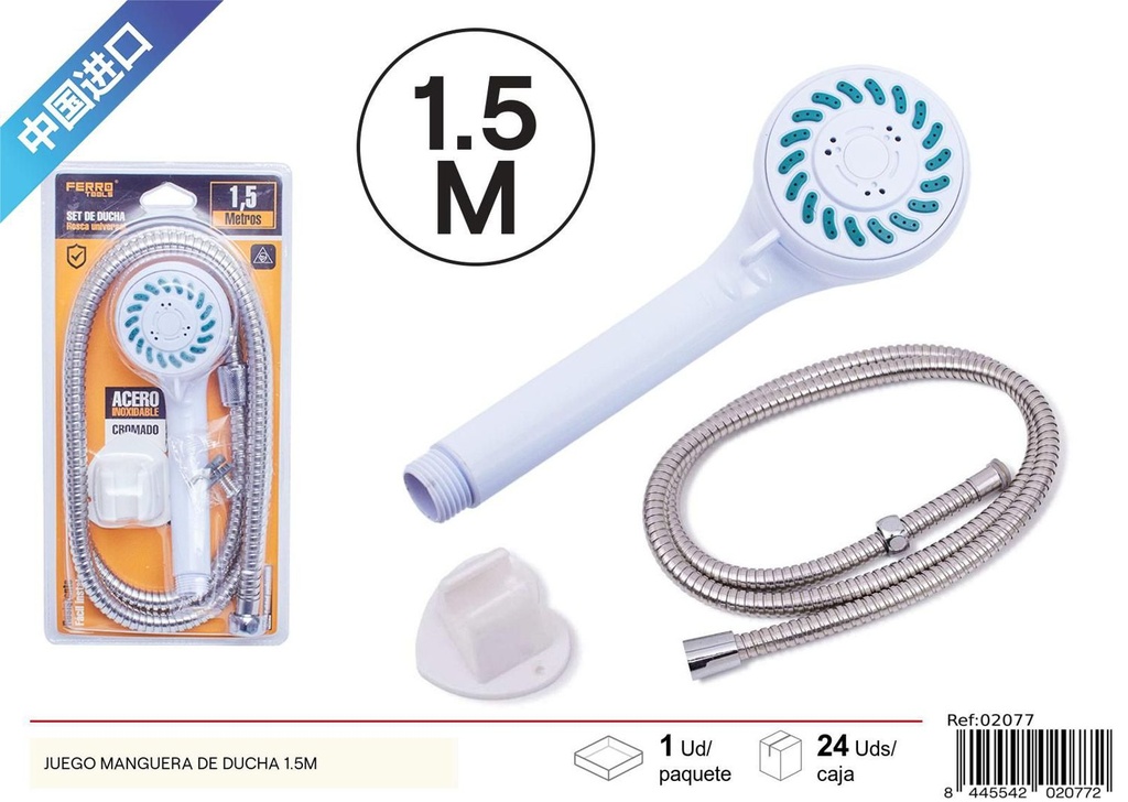 Juego de ducha de 1.5m - Accesorios de baño