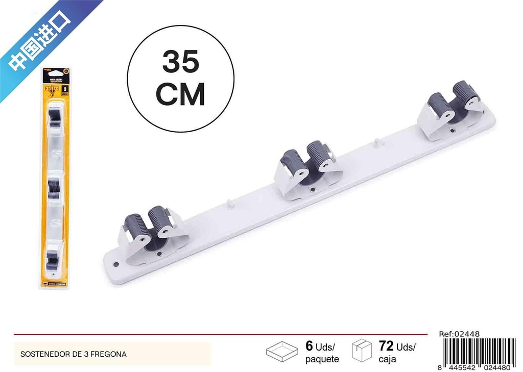 Sostenedor de fregona 1 pieza - Accesorios del hogar