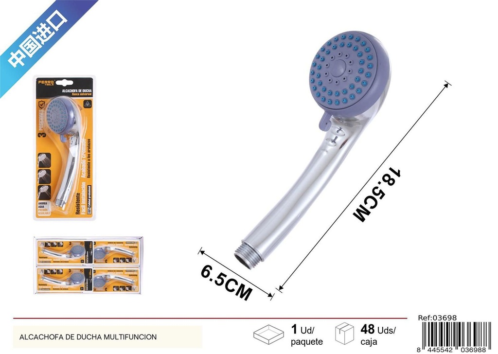 Alcachofa de ducha de 3 funciones - Accesorios de baño
