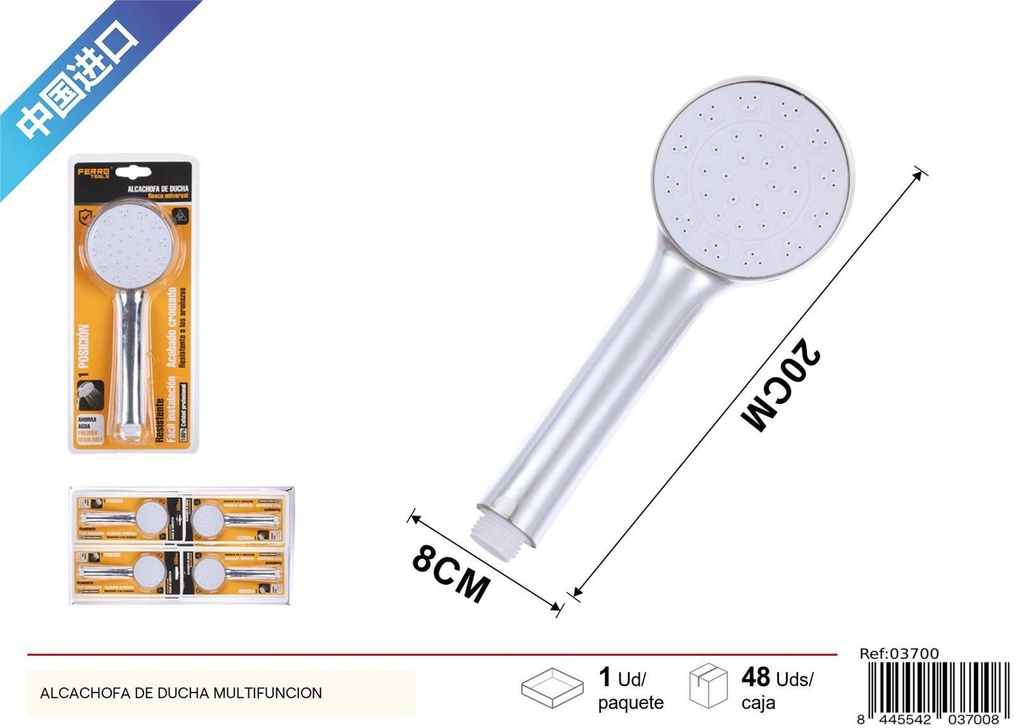 ALCACHOFA DE DUCHA MULTIFUNCION - Accesorios de baño