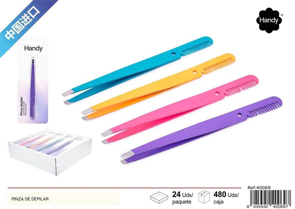 Pinceles depiladores con peina - Accesorios de belleza