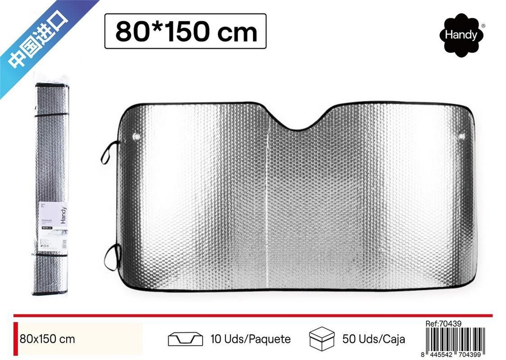 Parasol de coche 80x150cm - Accesorios para coche 