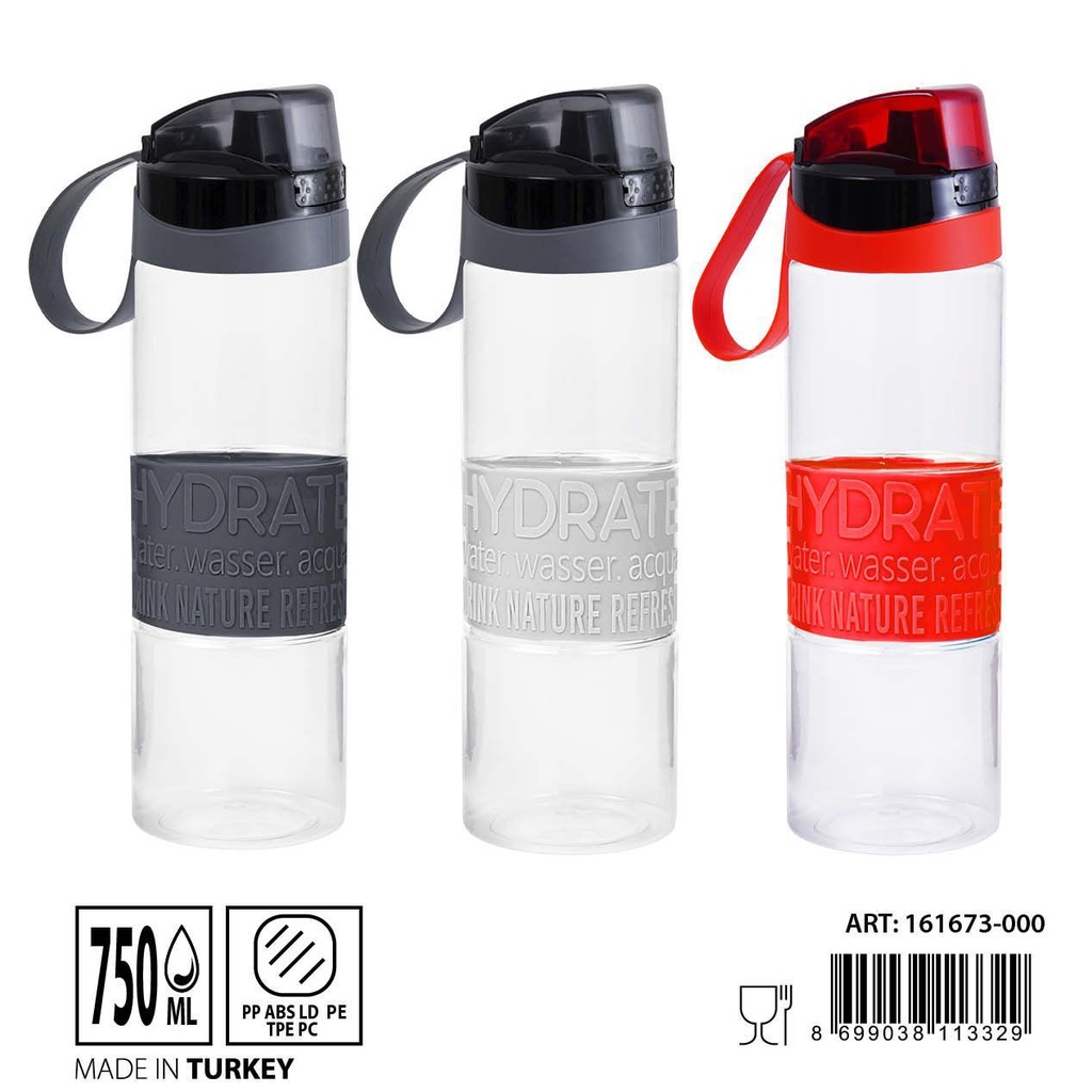 Botella plástica sport 750 ml - Botellas y envases