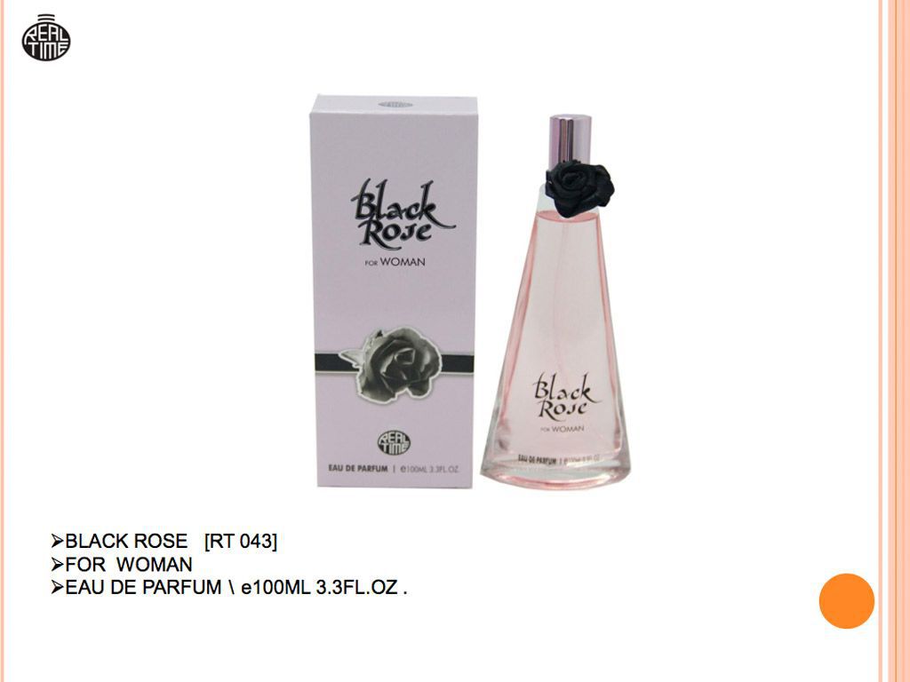 Colonias Real Time Black Rose EDT mujer 100ml - Perfumes