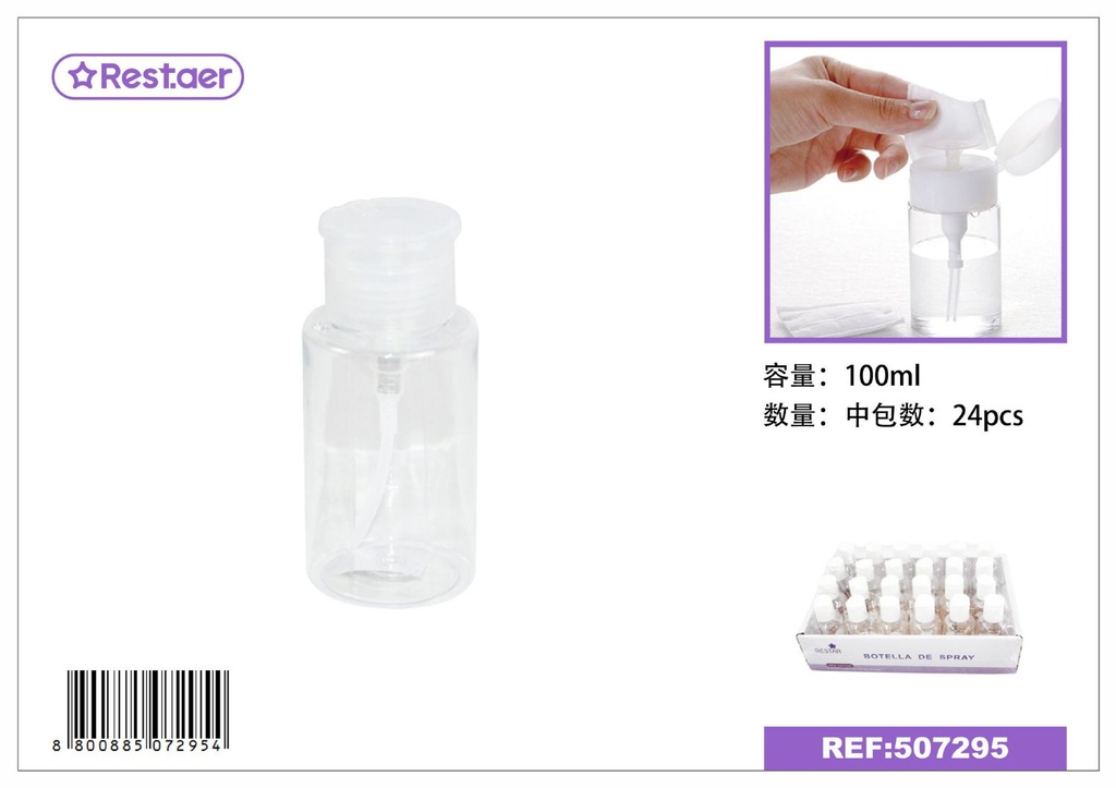 Botella dispensadora de 100 ml - Accesorios de belleza