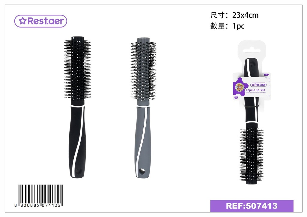 Cepillo de pelo redondo 23.5cm - Accesorios de belleza