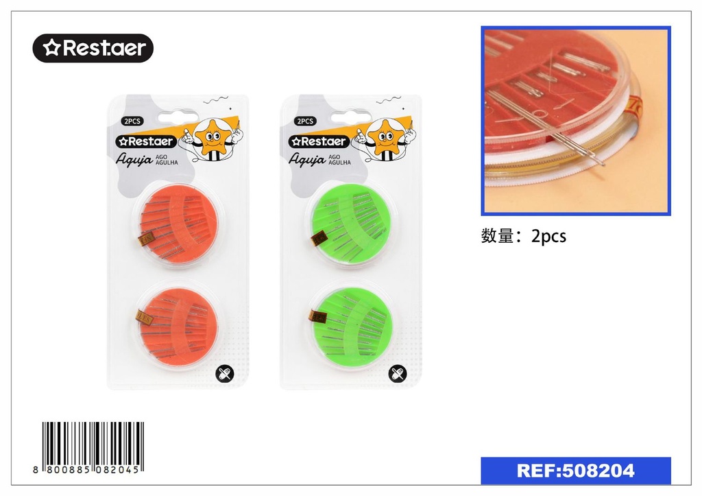 Agujas 2 pcs - Mercería y artículos de costura