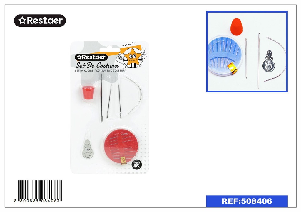 Juego de agujas - Accesorios de costura
