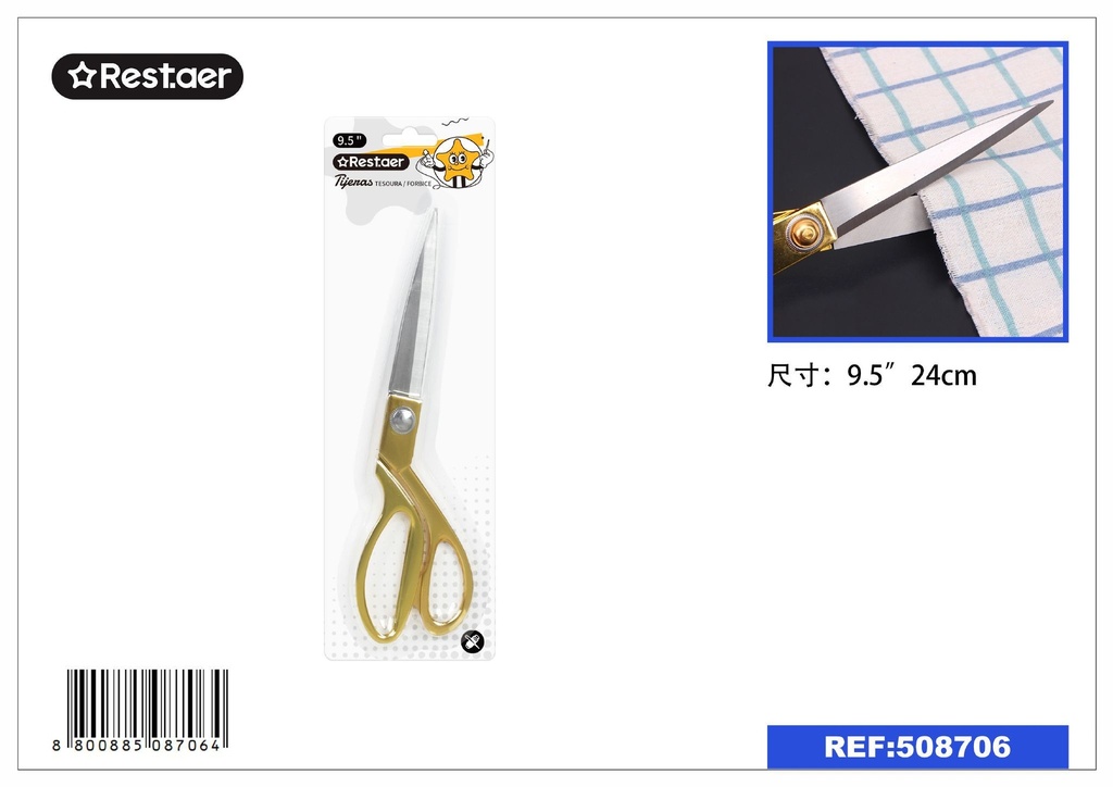 Tijeras para costura de 9.5 pulgadas - Materiales de mercería