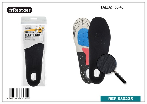 [530225] Plantillas de deporte (mujer) 36-40 - Accesorios de calzado